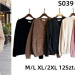 Swetry Damskie_ size m-2xl_ paczka 12szt_ mix kolor 3405262