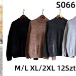 Swetry Damskie_ size m-2xl_ paczka 12szt_ mix kolor 3405267