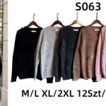 Swetry Damskie_ size m-2xl_ paczka 12szt_ mix kolor 3405270