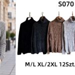 Swetry Damskie_ size m-2xl_ paczka 12szt_ mix kolor 3405275