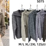 Swetry Damskie_ size m-2xl_ paczka 12szt_ mix kolor 3405277