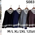 Swetry Damskie_ size m-2xl_ paczka 12szt_ mix kolor 3405281