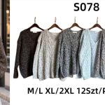 Swetry Damskie_ size m-2xl_ paczka 12szt_ mix kolor 3405284