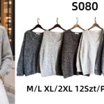 Swetry Damskie_ size m-2xl_ paczka 12szt_ mix kolor 3405287