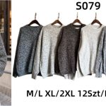 Swetry Damskie_ size m-2xl_ paczka 12szt_ mix kolor 3405288