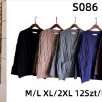 Swetry Damskie_ size m-2xl_ paczka 12szt_ mix kolor 3405290