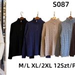 Swetry Damskie_ size m-2xl_ paczka 12szt_ mix kolor 3405291