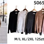 Swetry Damskie_ size m-2xl_ paczka 12szt_ mix kolor 3405293