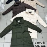 Kurtki Damskie Size 4xl-9xl_ paczka 6szt_1kolor 3405385