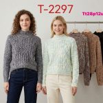 Swetry Damskie_ size uni_ paczka 12szt_ mix kolor 3405450