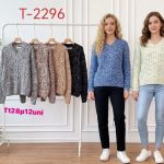 Swetry Damskie_ size uni_ paczka 12szt_ mix kolor 3405451