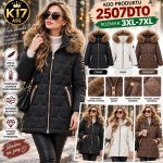 Kurtki Damskie_ size 3-7xl_ paczka 5szt_ 1 kolor 3405479