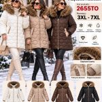 Kurtki Damskie_ size 3-7xl_ paczka 5szt_ 1 kolor 3405493