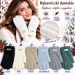 Rękawiczki Damskie _ paczka 12parę _mix kolor 3405579