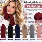 Rękawiczki Damskie _ paczka 12parę _mix kolor 3405581
