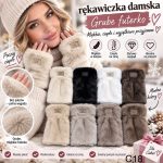 Rękawiczki Damskie _ paczka 12parę _mix kolor 3405584