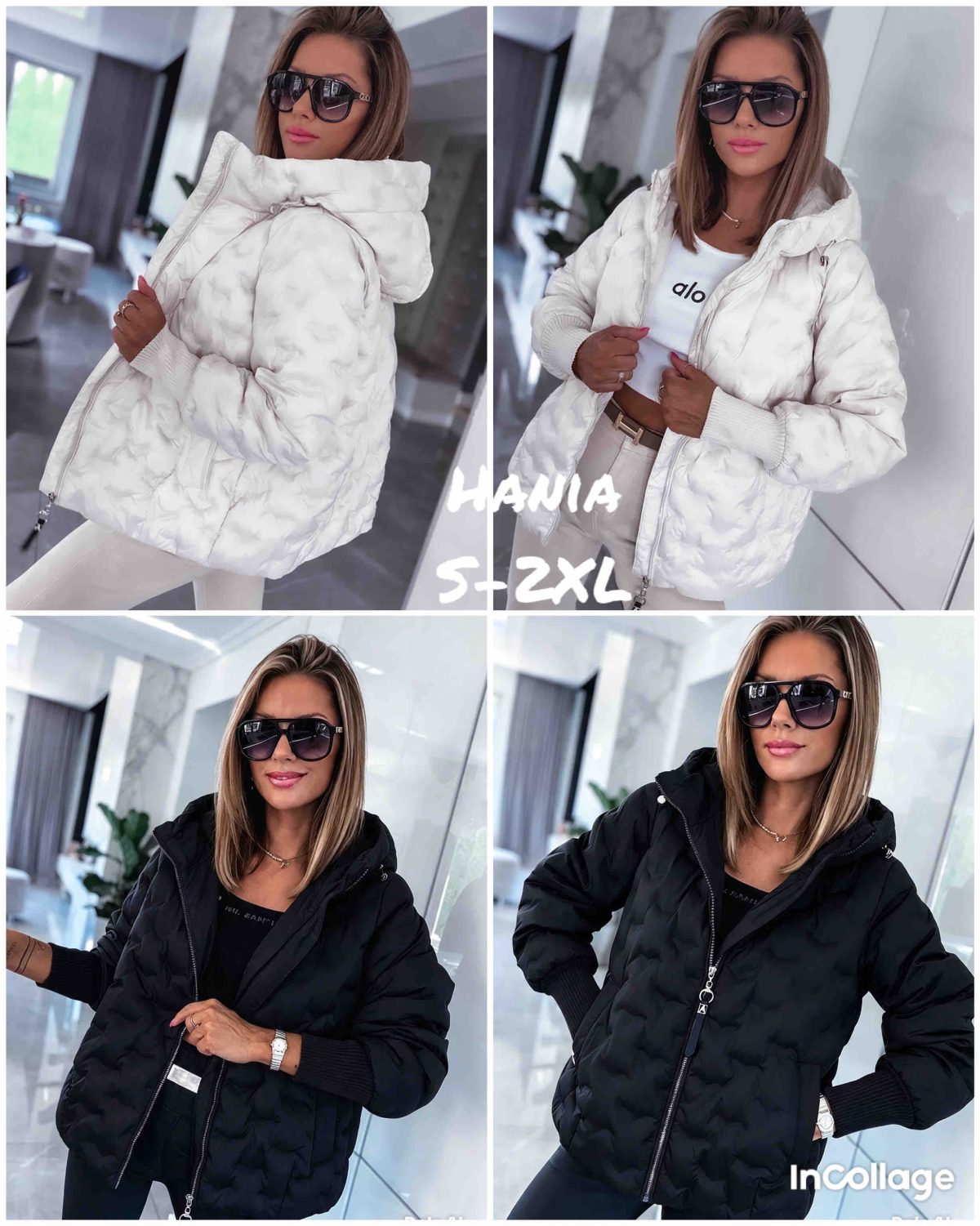 Kurtki DAMSKA_size s-2xl_paczka 8 szt_1kolor 6578586