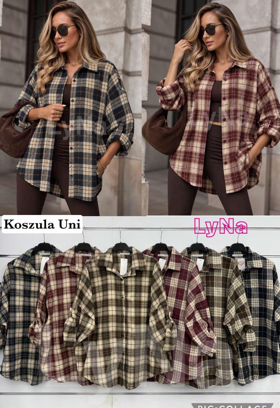 Koszule Damskie wloskie_size uni_paczka 6szt_mix kolor 6578599