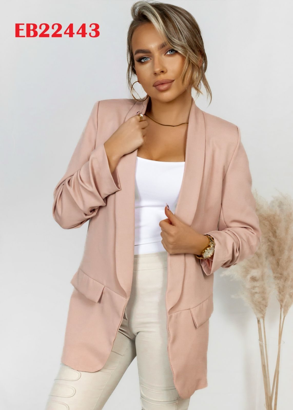 Marynarki Damskie wloskie _size uni_ paczka 6szt_ 1kolor 6578822
