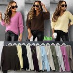 Swetry Damskie wloskie_size uni_paczka 6szt_mix kolor 6579015