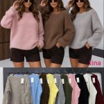 Swetry Damskie wloskie_size uni_paczka 6szt_mix kolor 6579041