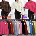 Swetry Damskie wloskie_size uni_paczka 6szt_mix kolor 6579053