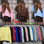 Swetry Damskie wloskie_size uni_paczka 6szt_mix kolor 6579057