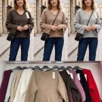 Swetry Damskie wloskie_size uni_paczka 6szt_mix kolor 5429951