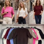 Swetry Damskie wloskie_size uni_paczka 6szt_mix kolor 5429971