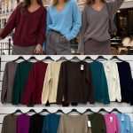 Swetry Damskie wloskie_size uni_paczka 6szt_mix kolor 5430099