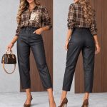 Spodnie skórzane Damskie _size 38-48_ paczka 10szt_ 5430141