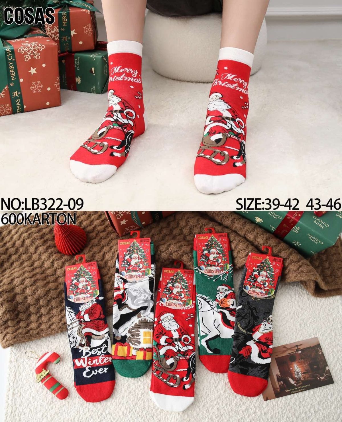 Skarpety MĘSKA .SIZE: 39-46_( 40PAR/PACZKA) KOLOR JAK NA ZDZIĘCIU 8604881