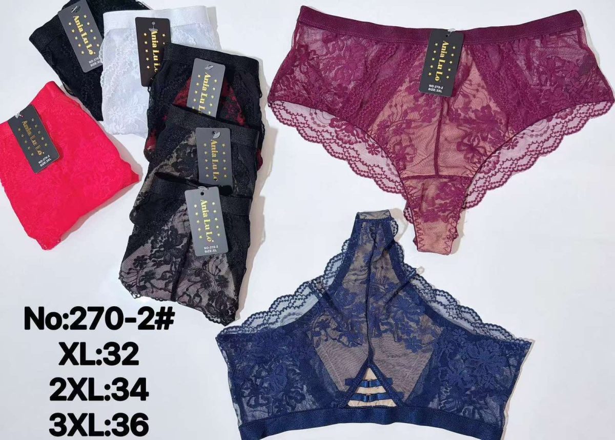 Majtki damskie _ Size xl-3xl _ paczka 24szt _mix kolor 8604893