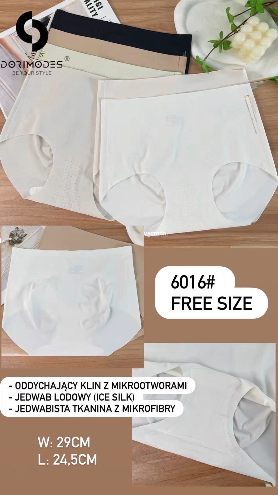 Majtki damskie _ Size free _ paczka 24szt _mix kolor 8604908