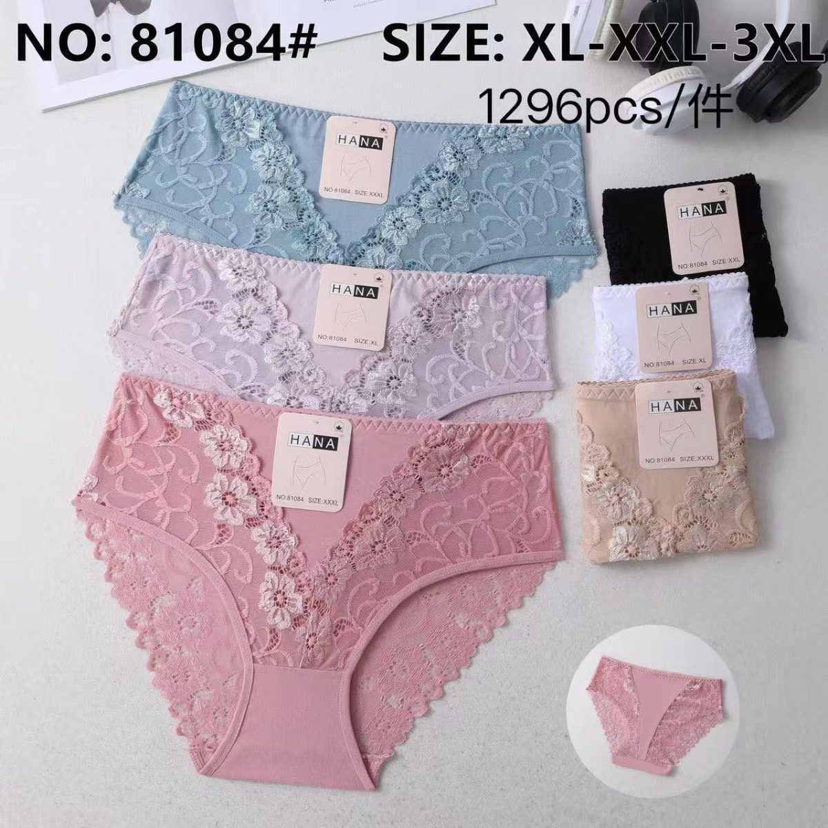 Majtki damskie _ Size xl-3xl _ paczka 24szt _mix kolor 8604915
