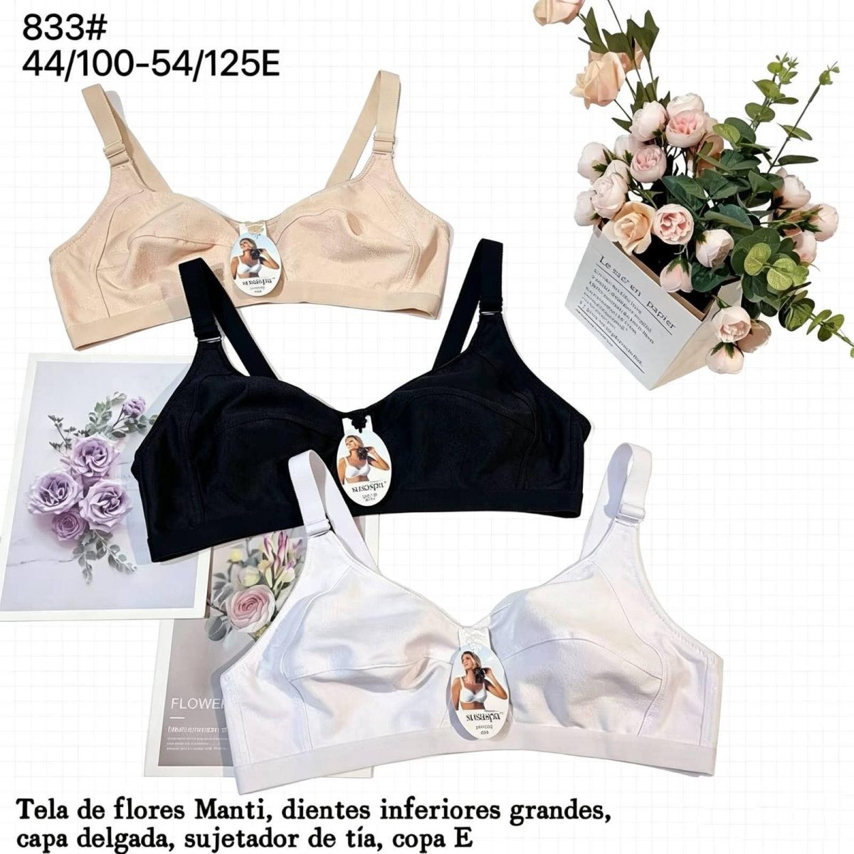 Biustonosz Damskie_Miska E 100-125 _paczka 12szt _1 kolor 8604947