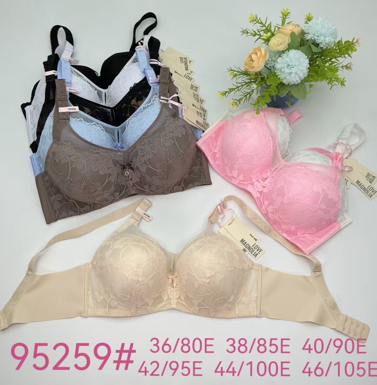 Biustonosz Damskie_Miska E 80-105 _paczka 6szt _1 kolor 8604968
