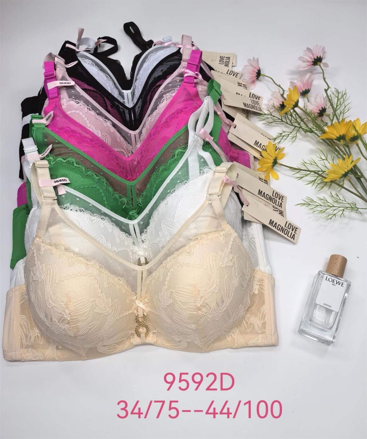 Biustonosz Damskie_Miska D 75-100 _paczka 6szt _1 kolor 8604979