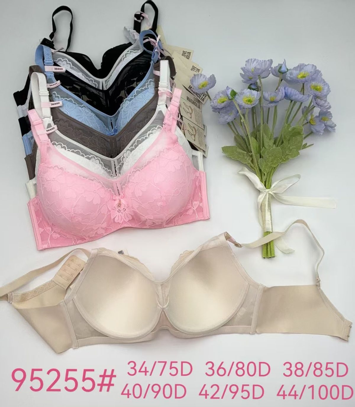 Biustonosz Damskie_Miska D 75-100 _paczka 6szt _1 kolor 8604980