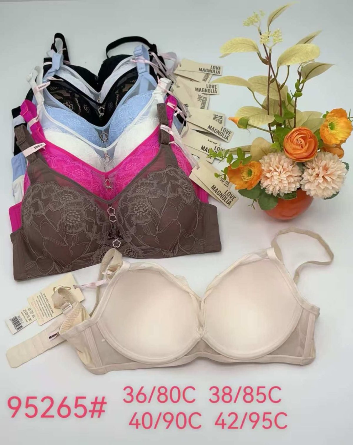 Biustonosz Damskie_Miska C 80-95 _paczka 6szt _1 kolor 8604993