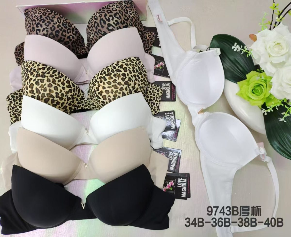 Biustonosz Damskie_Miska B 34-40 _paczka 6szt _1 kolor 8604999
