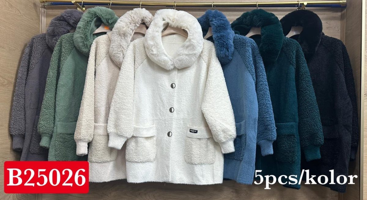 Futro Damskie wloskie_size uni_paczka 5szt_1kolor 1526952