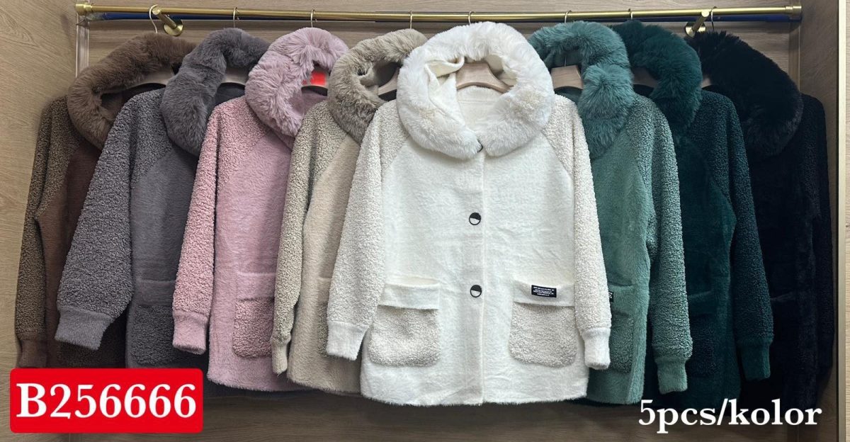 Futro Damskie wloskie_size uni_paczka 5szt_1kolor 1526953