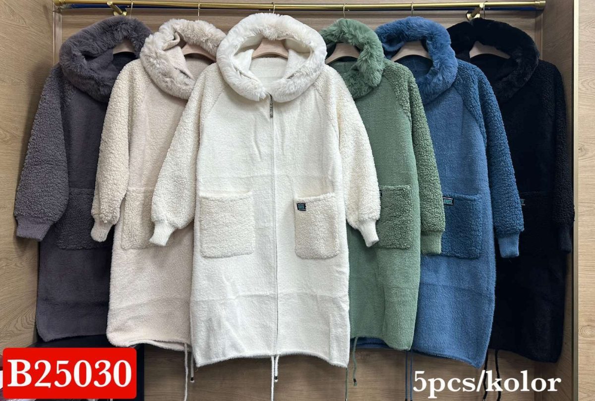 Futro Damskie wloskie_size uni_paczka 5szt_1kolor 1526956