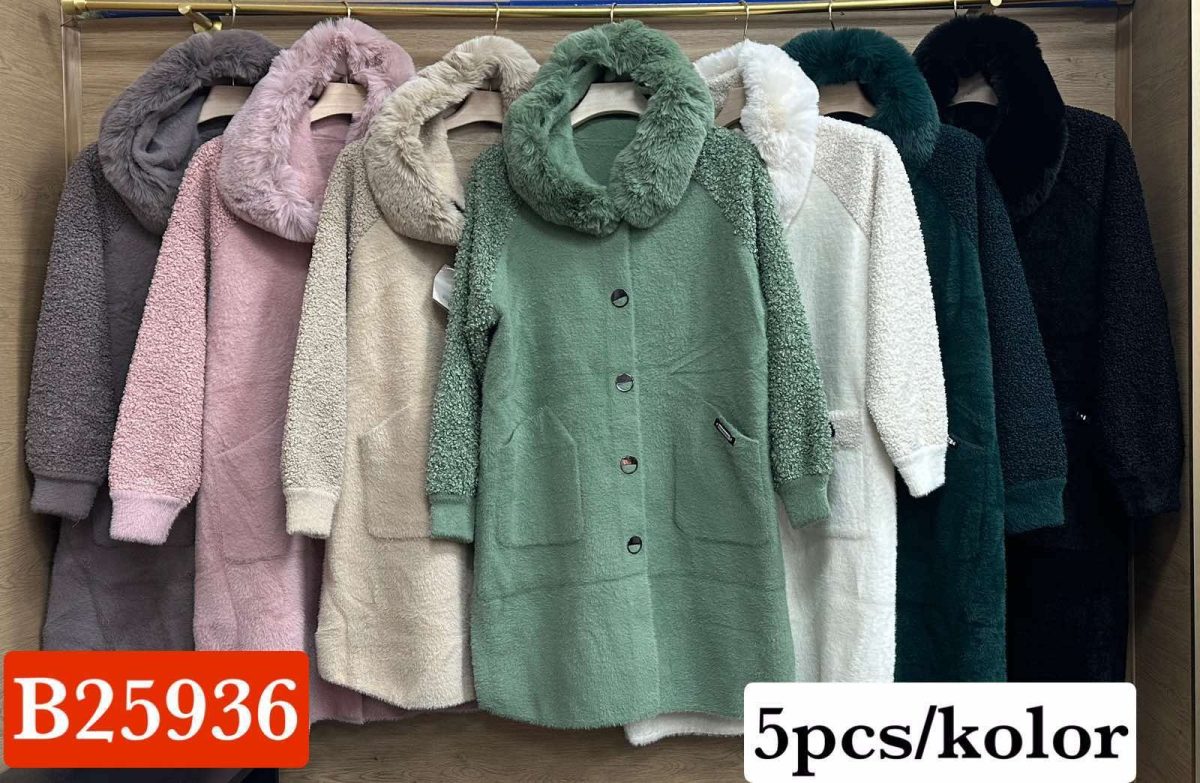 Futro Damskie wloskie_size uni_paczka 5szt_1kolor 1526957