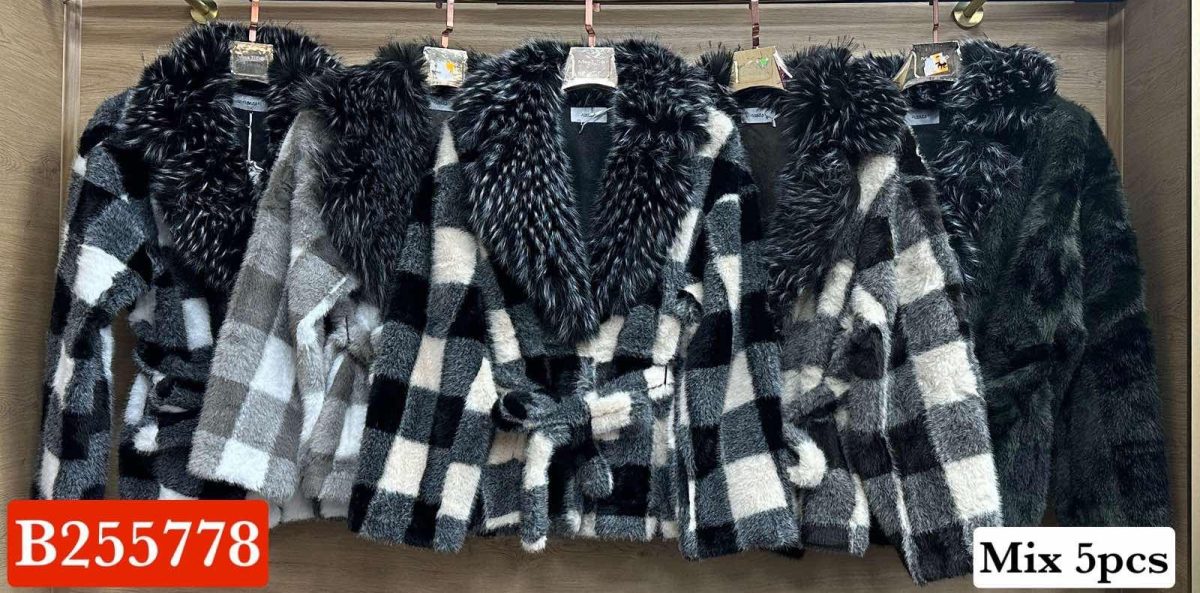 Futro Damskie wloskie_size uni_paczka 5szt_mix kolor 1526968