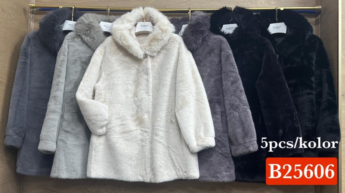 Futro Damskie wloskie_size uni_paczka 5szt_1kolor 1526972