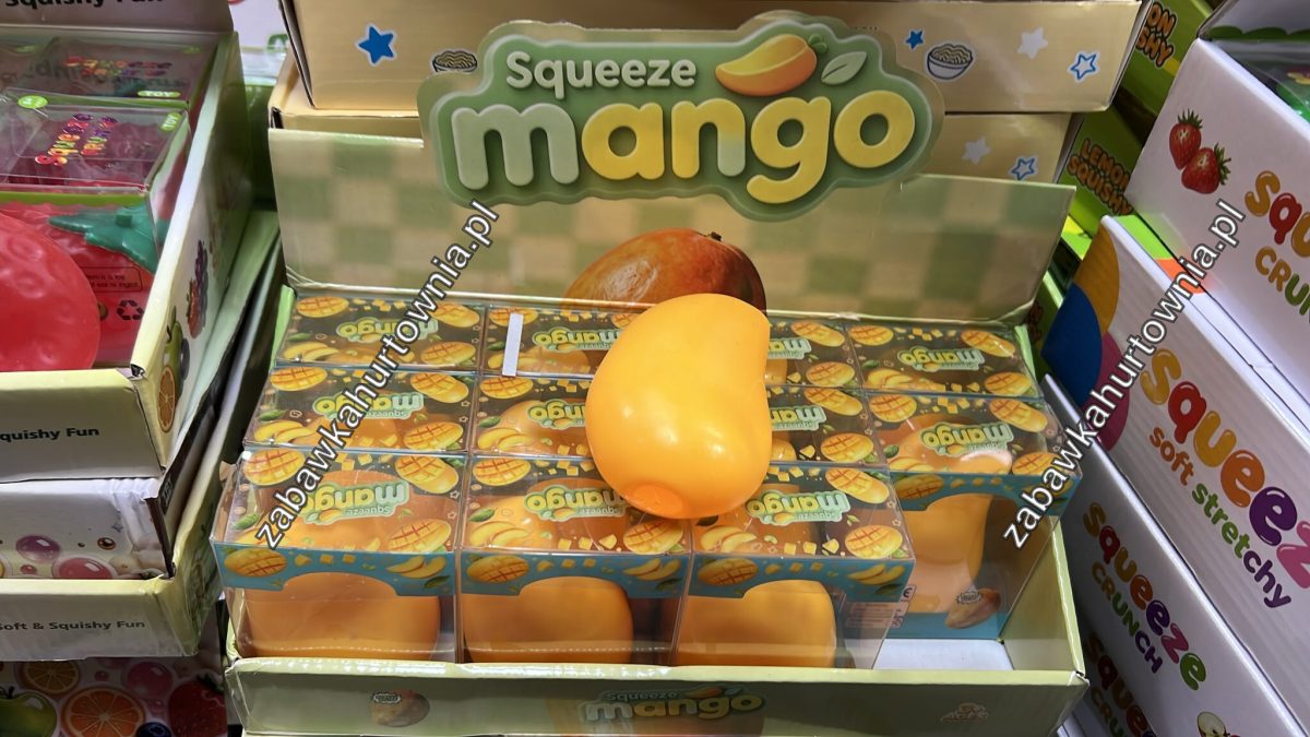 GNIOTEK SQUISHY Olej kokosowy. Mango 🥭 1000723