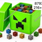 216el + 2 fiegurki Klocki magnetyczne TNT Duże Pudełko 1000725