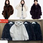 Futro Damskie wloskie_size uni_paczka 10szt_mix kolor 5413297